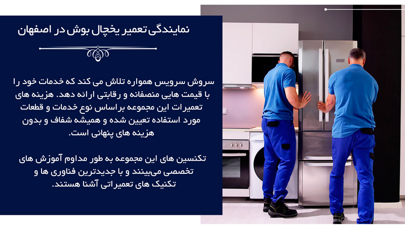 تعمیر یخچال بوش در اصفهان